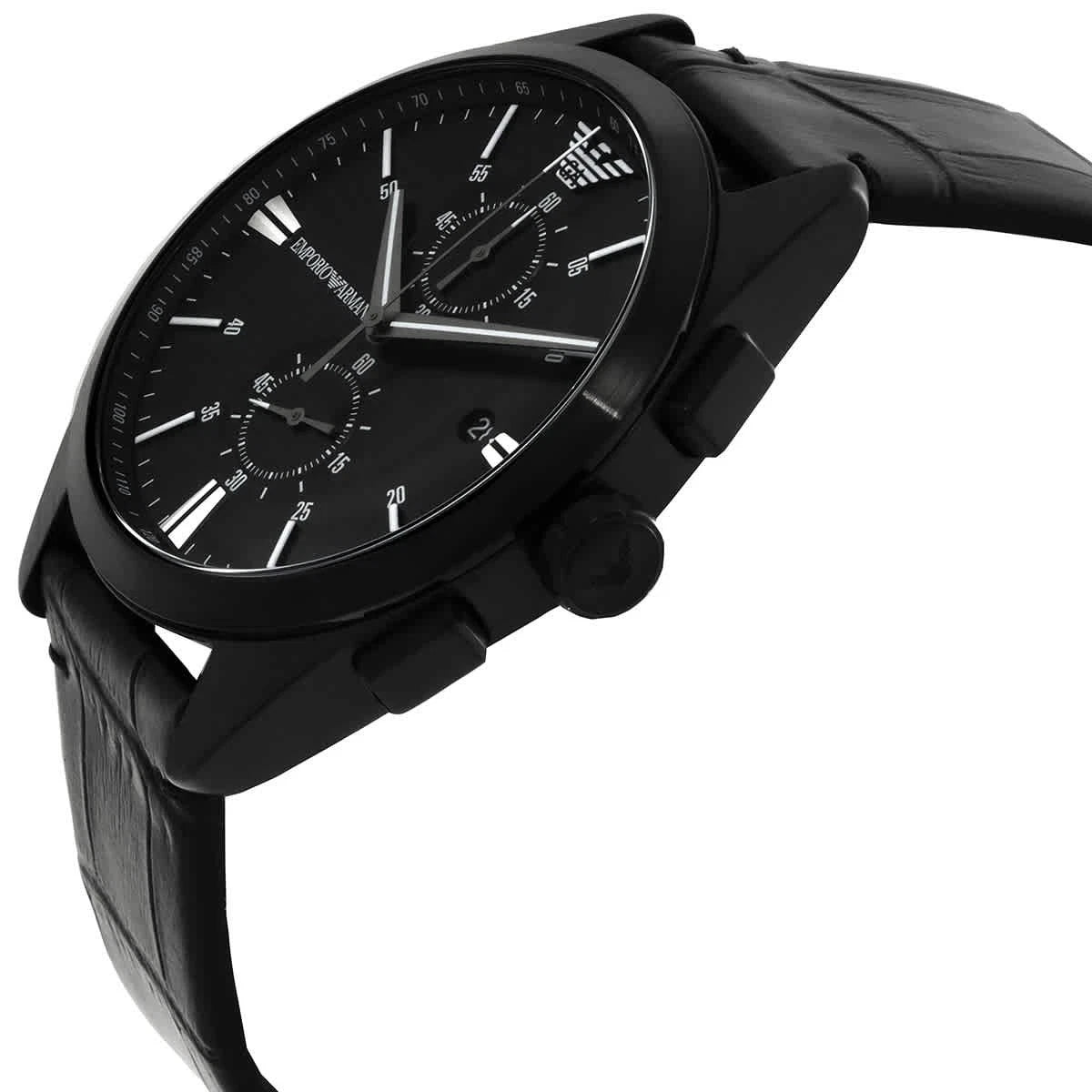 Emporio Armani Chronograph Quartz Black Dial Men's Watch AR11483
