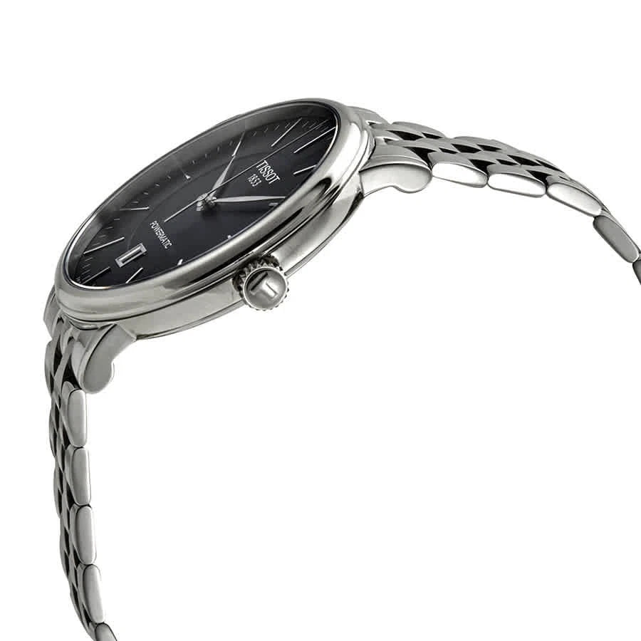 Tissot Black Face Stainless Steel Men's Luxury Watch (Automatic Edition)