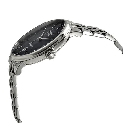 Tissot Black Face Stainless Steel Men's Luxury Watch (Automatic Edition)