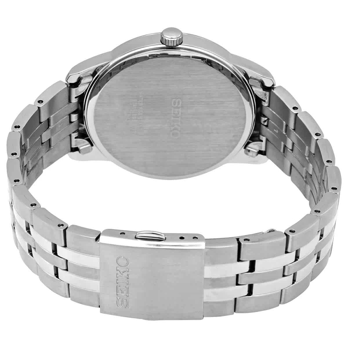 Seiko Blue Face Stainless Steel Men's Luxury Watch - SUR399