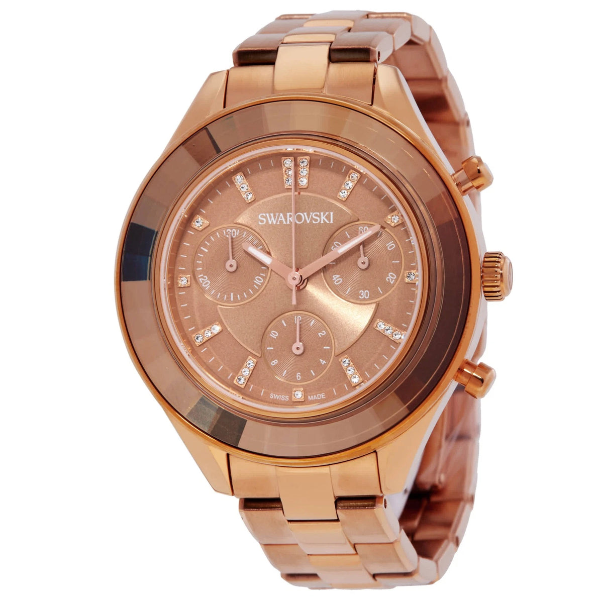Swarovski Octea Lux Sport Chronograph Gold-Tone Unisex Watch 5632472