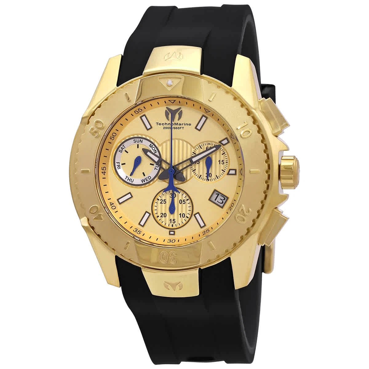 Technomarine UF6 Chronograph Gold Dial Men's Watch TM-617001