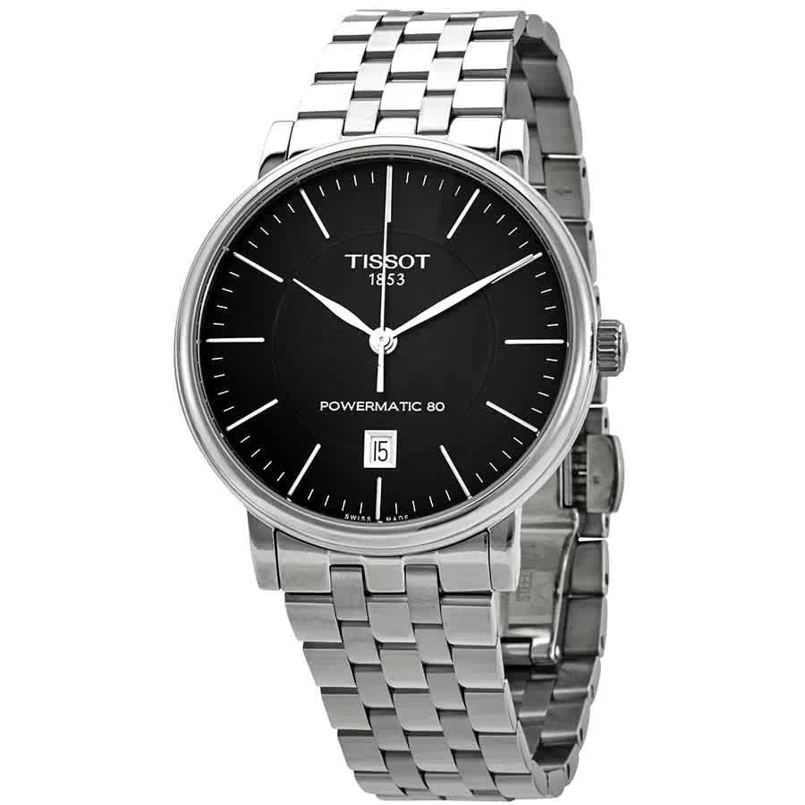 Tissot Black Face Stainless Steel Men's Luxury Watch (Automatic Edition)