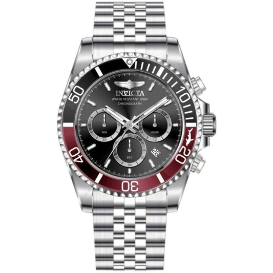 Invicta Pro Diver Chronograph GMT Quartz Black Dial Men's Watch 49838