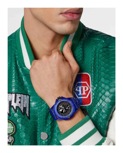 Philipp Plein The Skull Quartz Black Dial Men's Watch PWWAA0323
