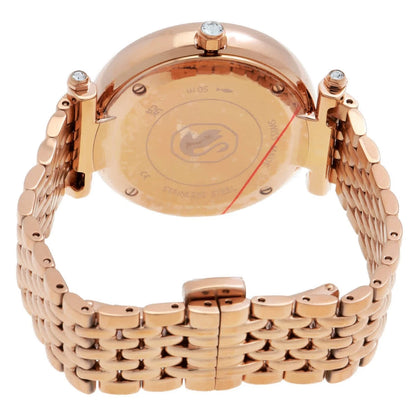 Swarovski Crystalline Wonder Quartz Rose Gold PVD Ladies Watch 5656911