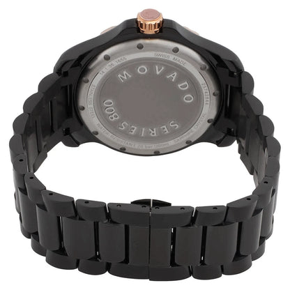 Movado Series 800 Quartz Black Dial Men's Watch 2600162