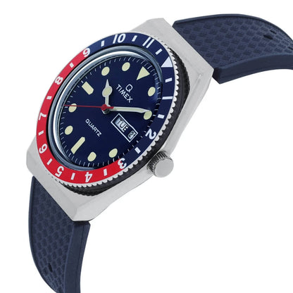 Timex Q Pepsi TW2V32100 Quartz Blue Dial Men's Timepiece