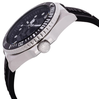 Philipp Plein The Skull Diver Quartz Black Dial Men's Watch PWOAA0122