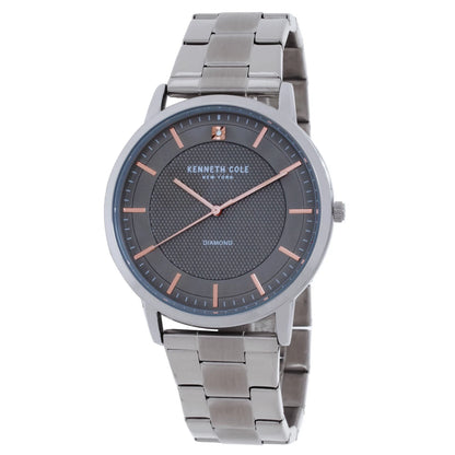 Kenneth Cole Diamond Quartz Grey Dial Men's Watch KCWGG2271405