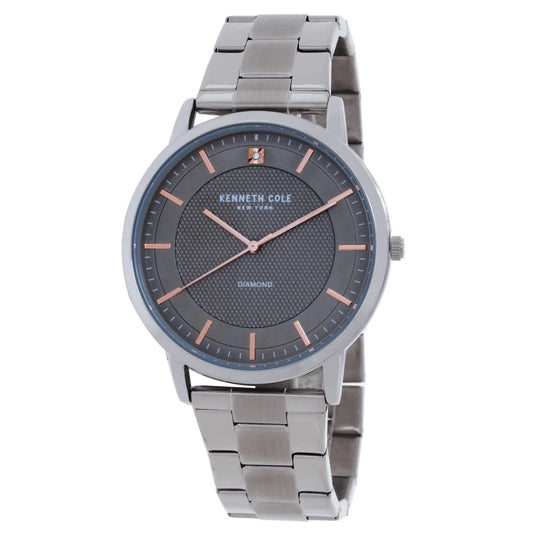 Kenneth Cole Diamond Quartz Grey Dial Men's Watch KCWGG2271405