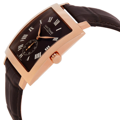 Saint Honore Paris Carree H SH CR823002 8MR men's watch with brown dial