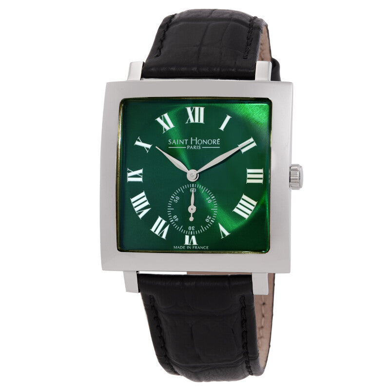 Saint Honore Paris Carree H SH CR823002 1VR men's watch with green dial