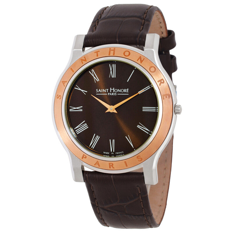 Saint Honore Paris Deauville H SH DE826001 6MR men's watch with brown dial