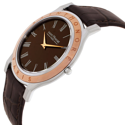 Saint Honore Paris Deauville H SH DE826001 6MR men's watch with brown dial
