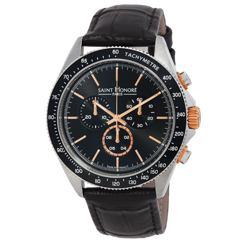 Saint Honore Paris Le Bourget LB896001 67NIR men's watch with black dial