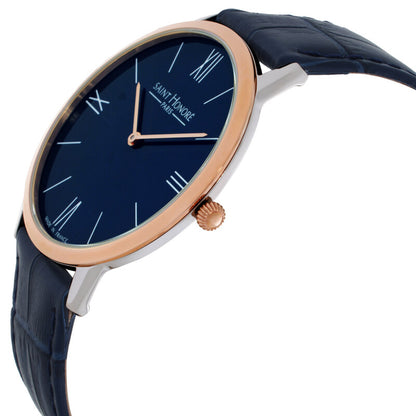 Saint Honore Paris Wagram H SH WG826011 6DR men's watch with blue dial