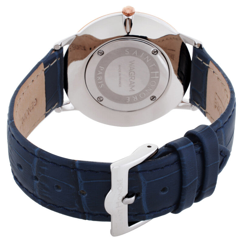Saint Honore Paris Wagram H SH WG826011 6DR men's watch with blue dial