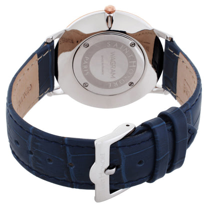 Saint Honore Paris Wagram H SH WG826011 6DR men's watch with blue dial