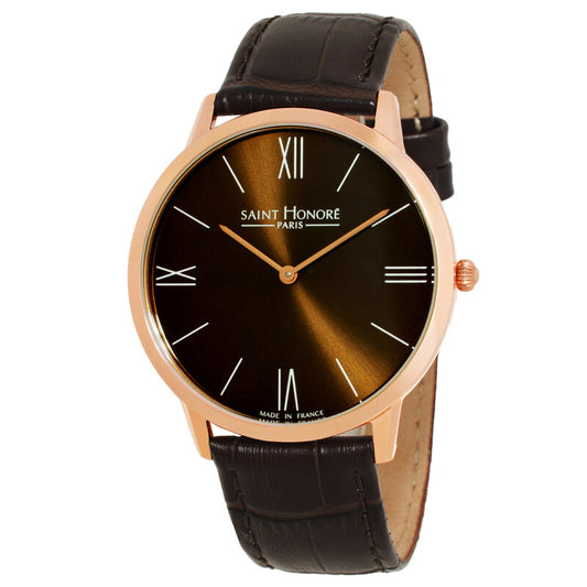 Saint Honore Paris Wagram H SH WG826011 8MR men's watch with brown dial