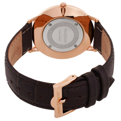 Saint Honore Paris Wagram H SH WG826011 8MR men's watch with brown dial