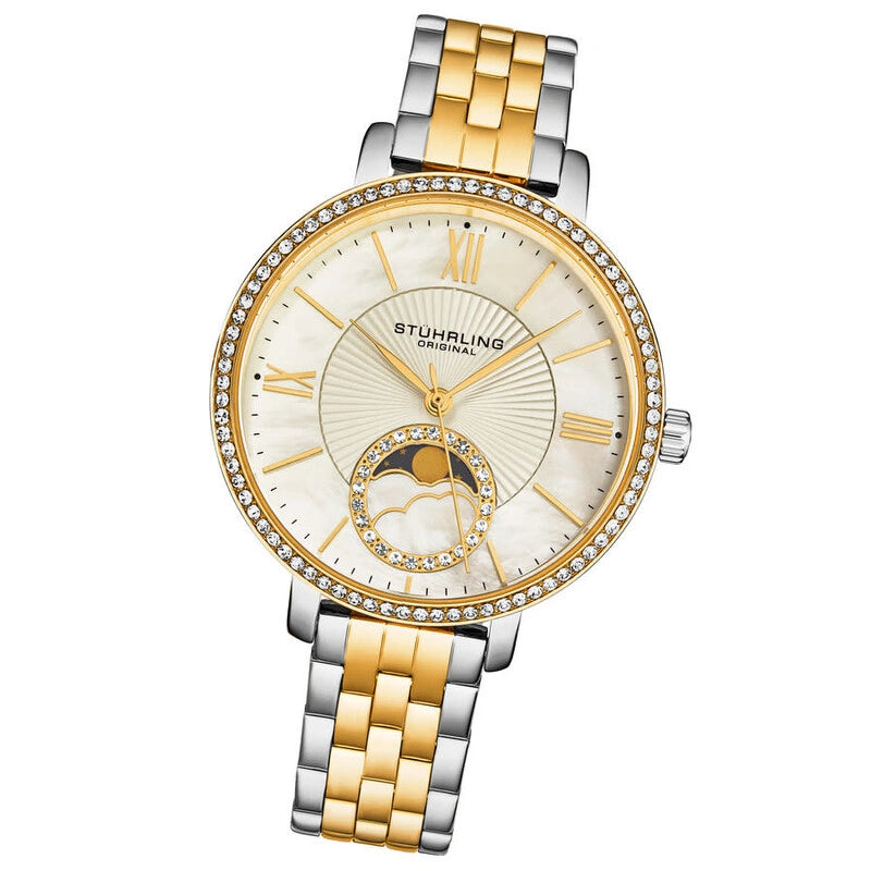 Stuhrling Original Symphony Quartz Mother of Pearl Dial Ladies Watch M17988