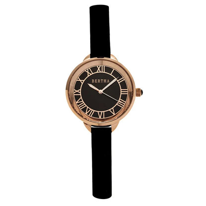 Bertha Madison Black Dial Ladies Watch BR6707