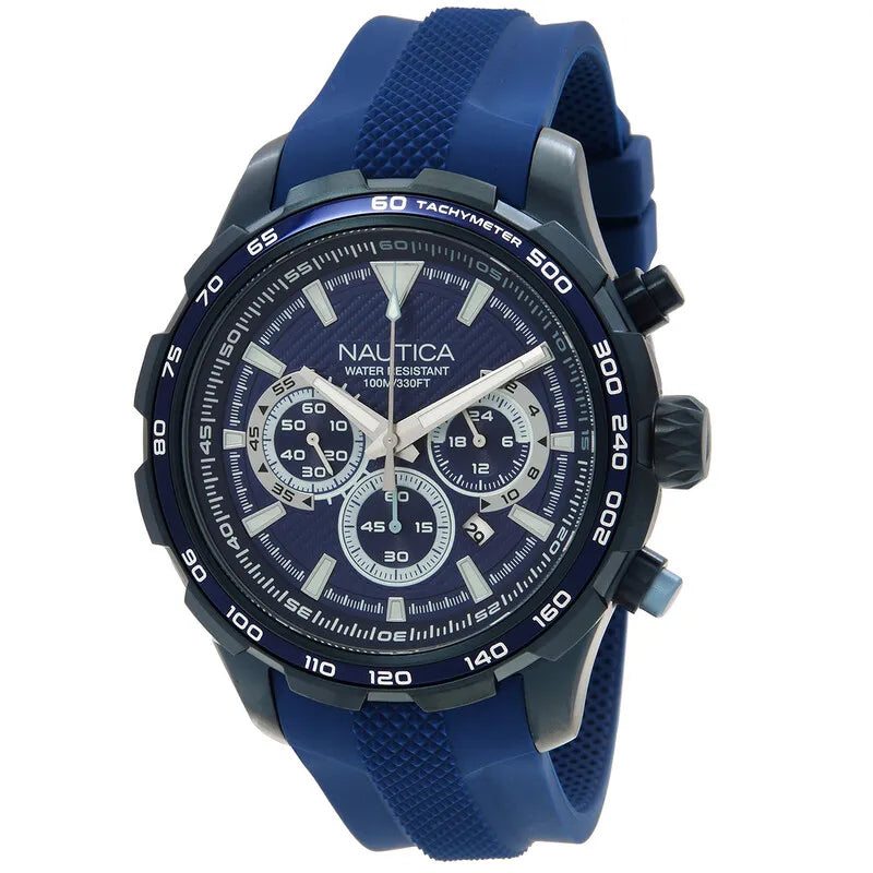 Nautica NST Chronograph Quartz Blue Dial Men's Watch NAPNSF305