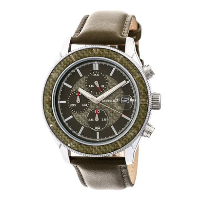 Breed Maverick Quartz Olive Dial Men's Timepiece - 7505