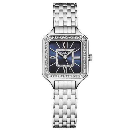 Stuhrling Original Symphony Quartz Blue Dial Ladies Watch M17211